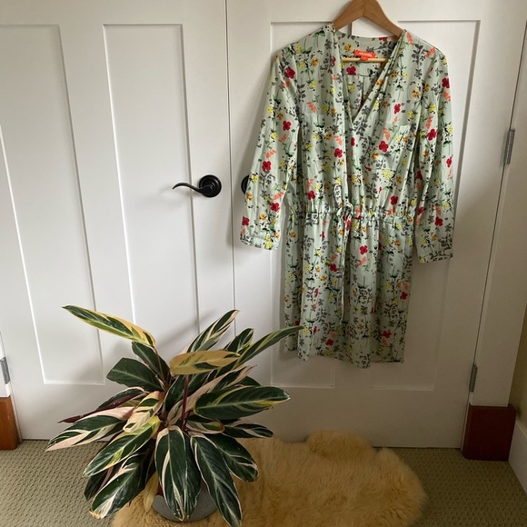 Joe Fresh L/S Floral Print Dress - Picture 1 of 8
